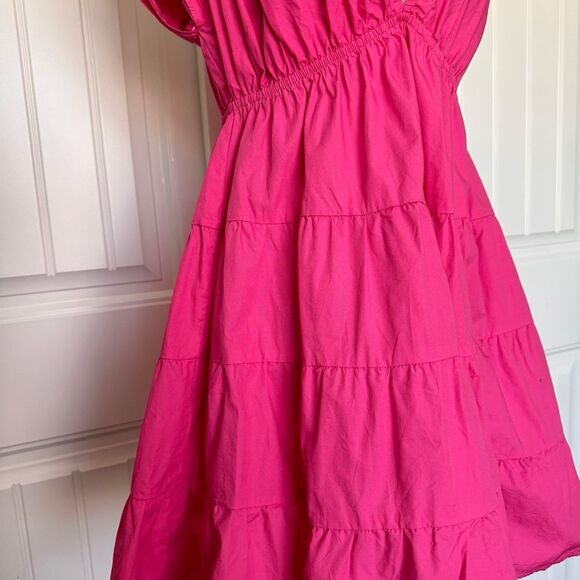 The Post Genevieve Fuchsia Mini Dress - Picture 6 of 9